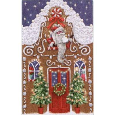 Gingerbread House 3D Pop Up Laser Cut Christmas Card - Image 2