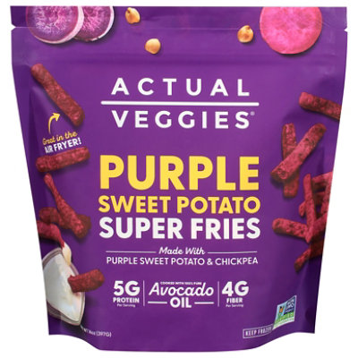 Actual Veggies Fries Purple Sweet Potato - 14 OZ - Image 2