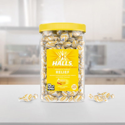 Halls Relief Honey Lemon Cough Drops 250 Ct - 250 CT - Image 3