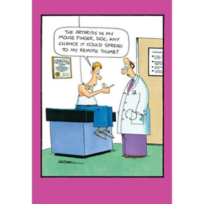Remote Thumb Funny Father's Day Card - Image 1