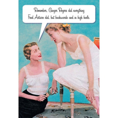 High Heels Funny Mother's Day Card - Image 1