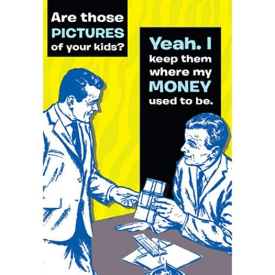 Pictures in Wallet Funny Father's Day Card - Image 1