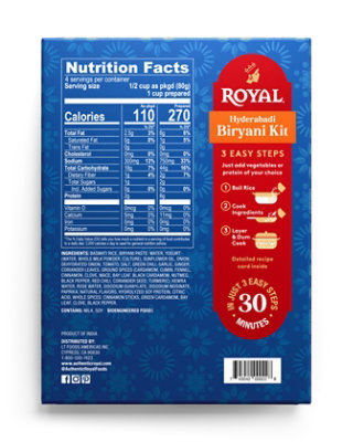Royal Biryani Kit Royal Hyderabadi - 11.5 OZ - Image 3