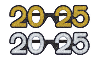 2025 Glitter Glasses Colors May Vary - Each - Image 1