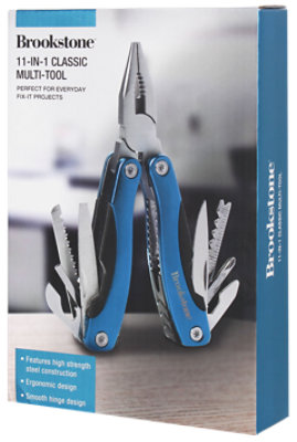 Brookstone 11-In-1 Classic Multi Tool - Each - carrsqc