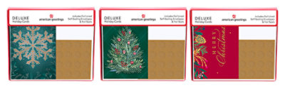 Plus Mark Trendy Hand Crafted with Ink Seal Christmas Boxed Cards 40 Count Styles May Vary - Each - Image 1