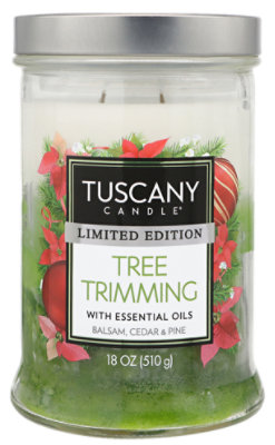 Tuscany Candle Triple Pour Tree Trimming Candle - 18 Oz. - Image 1