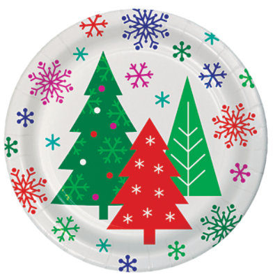 Signature Select Merry Everything Lunch Plate 8 Count - Each - Image 1