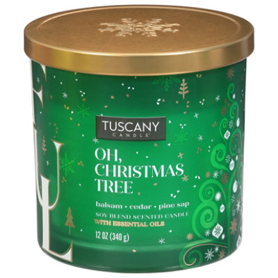 Tuscany Candle Balsam Cedar Pine Sap Candle - 12 Oz. - Image 1