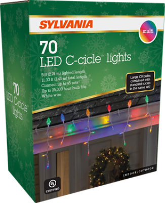 Sylvania Mini Icicle Multi Color Christmas Lights - Each - Image 1