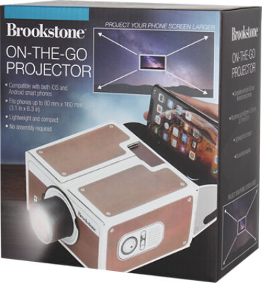 Brookstone On The Go Projector - Each - Image 1