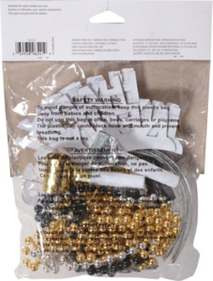 Creative Converting Black Gold Party Kit For 4 - Each - Image 3