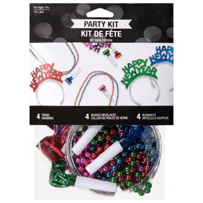 Creative Converting Brights Party Kit For 4 - Each - Image 2