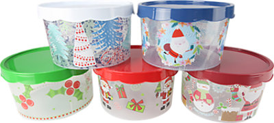 Signature Select 3 Liter Holiday Cookie Storage - Each - Image 1