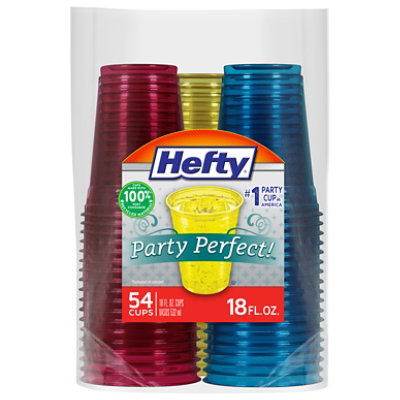 Hefty Party Perfect Tinted Cups 18 Oz - 54 CT - Image 3