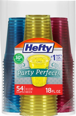 Hefty Party Perfect Tinted Cups 18 Oz - 54 CT - Image 3