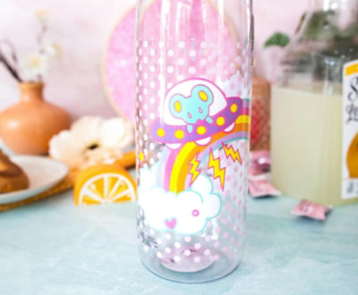 Silver Buffalo Sanrio Hello Kitty and Joey Rainbow Plastic Water Bottle With Screw-Top Lid - Image 4