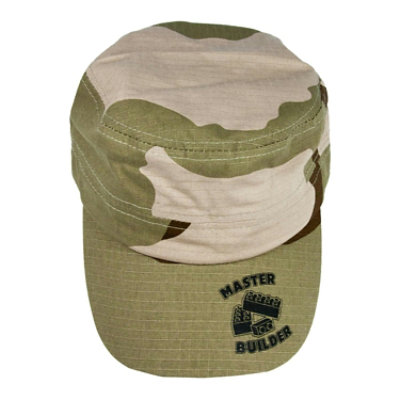 Toynk Master Builder Camo Hat | Green & Brown Cap for BRICK Fans | Adjustable Size - Image 2