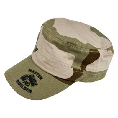 Toynk Master Builder Camo Hat | Green & Brown Cap for BRICK Fans | Adjustable Size - Image 1