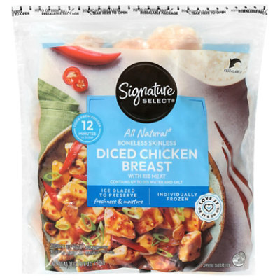 Signature Select Chicken Breast Diced Pieces Fz 40 Oz - 40 OZ - Image 1