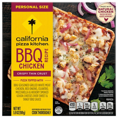 California Pizza Kitchen Crispy Thin Crust Barbeque Chicken Frozen Pizza Box 5.9oz - 5.9 OZ - Image 4