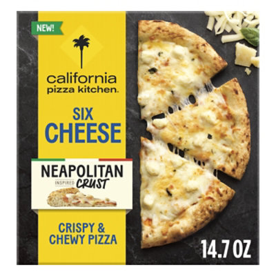 California Pizza Kitchen 6 Cheese Neapolitan Crust Frozen Pizza Box , 14.7oz - 14.7 OZ