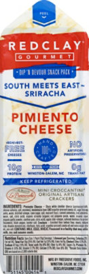 Red Clay Gourmet Sriracha Pimento Cheese Snack Pack - 2.65 OZ - Image 2