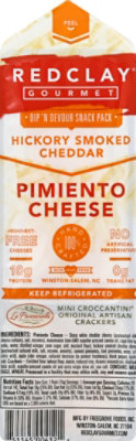 Red Clay Gourmet Hickory Smoked Pimento Cheese Snack Pack - 2.65 OZ - Image 2