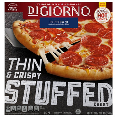 Digiorno Crispy Thin Stuffed Crust Pepperoni And Hot Honey Frozen Pizza Box - 20 Oz - 20 OZ - Image 4