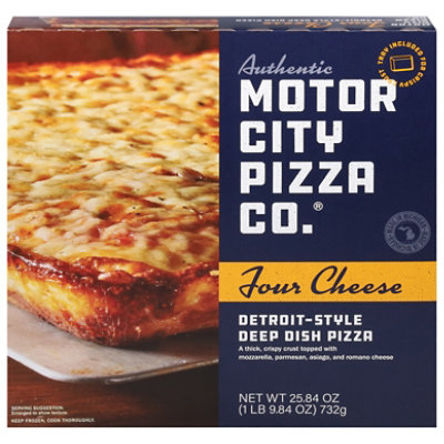 MOTOR CITY PIZZA CO. Detroit Style 4 Cheese Pizza 25.84 Oz - 25.84OZ