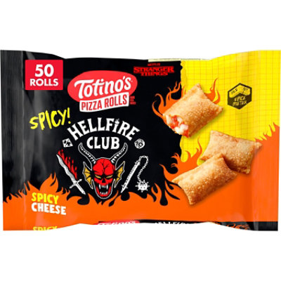 Totinos Spicy Cheese Pizza Rolls, 50 Count, 24.46 Oz - 24.46OZ - Image 1