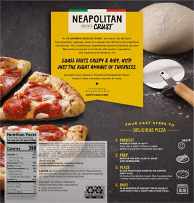California Pizza Kitchen Double Uncured Pepperoni Neapolitan Crust Frozen Pizza Box - 15.8 OZ - Image 6