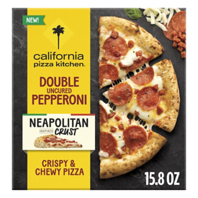 California Pizza Kitchen Double Uncured Pepperoni Neapolitan Crust Frozen Pizza Box, 15.8 Oz - 15.8 OZ - Image 1