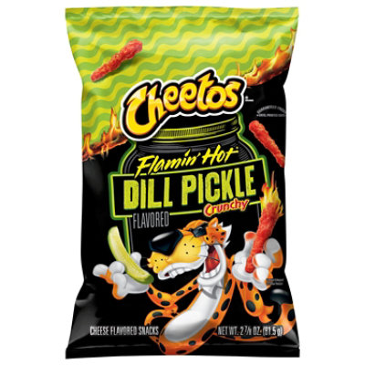 CHEETOS Baked Flamin Hot Cheese Flavored Snacks Plastic Bag - 2.75
