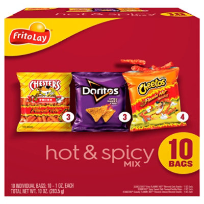 Frito Lay Hot & Spicy Mix 10ct - 10 CT - Image 2