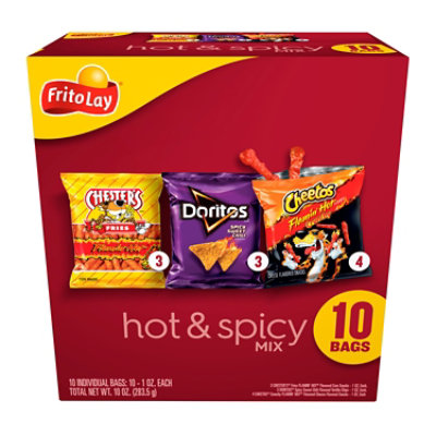 Frito Lay Hot & Spicy Mix 10ct - 10 CT - Image 1