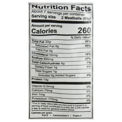 Our Best Quattro Formaggio Meatballs 21 Oz - 21 OZ - Image 3