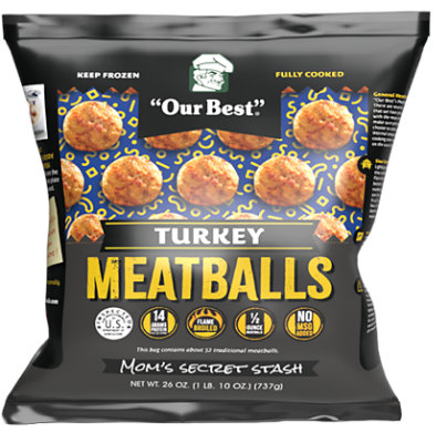 Our Best Turkey Meatballs 26 Oz - 26 OZ - Image 1