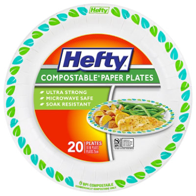 Hefty Plates Tableware 10 Inch 1 Pack 20 Count - 20 CT - Image 1