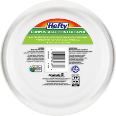 Hefty Plates Tableware 8.6 Inch 1 Pack 30 Count - 30 CT - Image 4