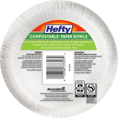 Hefty Bowls Tableware 12 Ounce 1 Pack 30 Count - 30 CT - Image 3