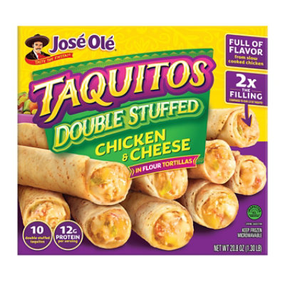 Jose Ole Double Stuffed Chicken & Cheese Flour Taquitos, 20.8 Oz - 20.8 OZ - Image 5