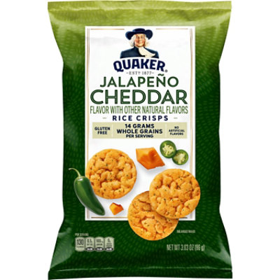 Quaker Rice Crisps Jalapeno Cheddar 3.03oz - 3.03 OZ - Image 1