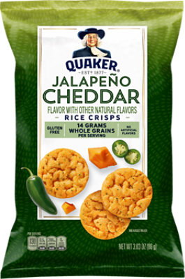 Quaker Rice Crisps Jalapeno Cheddar 3.03oz - 3.03 OZ - Image 1