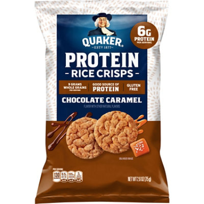 Quaker Protein Crisps Chocolate Caramel 2.6oz - 2.6 OZ - Image 2