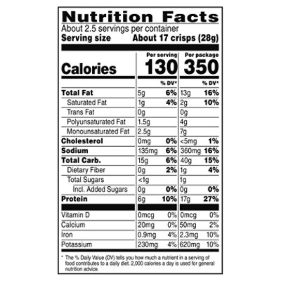 Quaker Protein Crisps Three Cheese 2.6oz - 2.6 OZ - Image 3