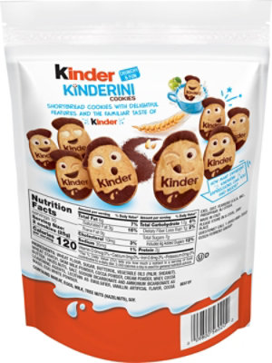 Kinder Kinderini Shortbread Crunchy Biscuits Snack with Fun Expressions Resealable Bag - 8.8 Oz - Image 5