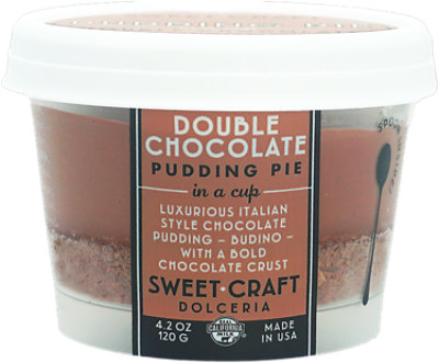 Sweet Craft Double Chocolate Pudding In A Cup - 4.2 OZ - Image 1