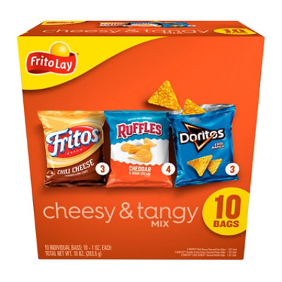 Frito Lay Cheesy & Tangy Mix 10ct - 10 CT - Image 1