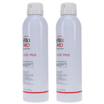 EltaMD UV AOX Mist Broad Spectrum SPF 40 Face and Body Sunscreen 5 oz 2 Pack - Image 2